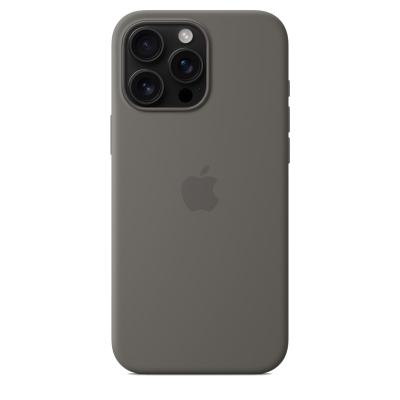 Чехол Apple iPhone 16 Pro Max Silicone Case with MagSafe - Stone Gray (MYYV3)