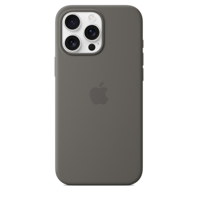 Чехол Apple iPhone 16 Pro Max Silicone Case with MagSafe - Stone Gray (MYYV3)