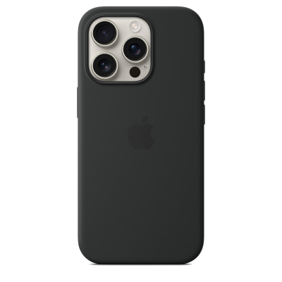 Чехол Apple iPhone 16 Pro Silicone Case with MagSafe - Black (MYYJ3)