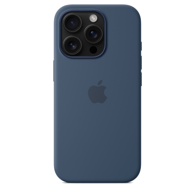 Чехол Apple iPhone 16 Pro Silicone Case with MagSafe - Denim (MYYK3)