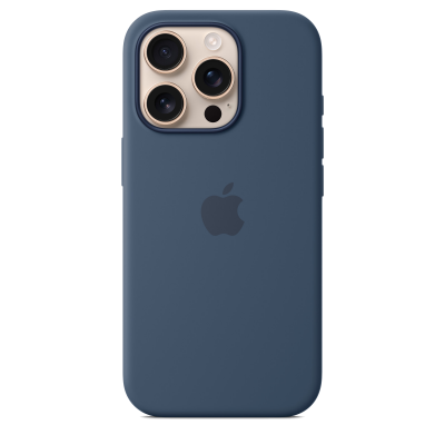 Чехол Apple iPhone 16 Pro Silicone Case with MagSafe - Denim (MYYK3)