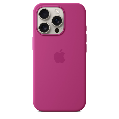 Чехол Apple iPhone 16 Pro Silicone Case with MagSafe - Fuchsia (MYYN3)