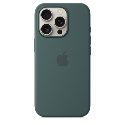 Чехол Apple iPhone 16 Pro Silicone Case with MagSafe - Lake Green (MYYR3)