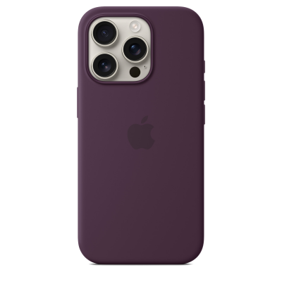 Чехол Apple iPhone 16 Pro Silicone Case with MagSafe - Plum (MYYM3)