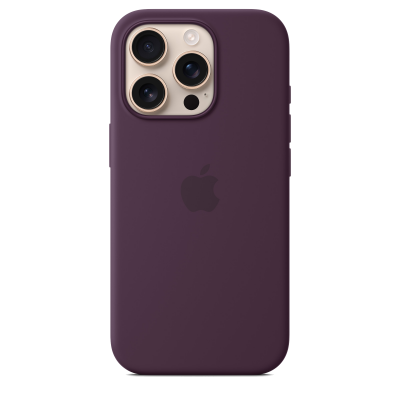 Чехол Apple iPhone 16 Pro Silicone Case with MagSafe - Plum (MYYM3)