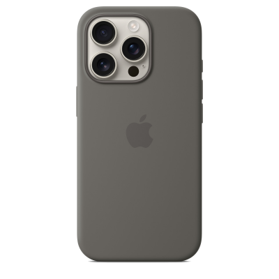 Чехол Apple iPhone 16 Pro Silicone Case with MagSafe - Stone Gray (MYYL3)
