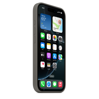 Чехол Apple iPhone 16 Pro Silicone Case with MagSafe - Stone Gray (MYYL3)