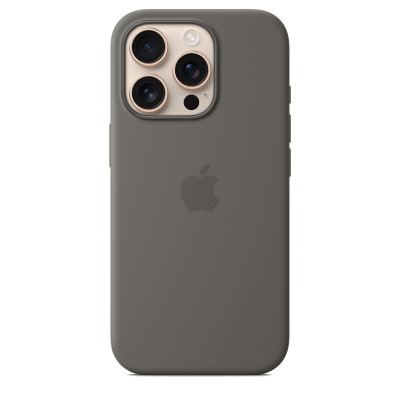 Чехол Apple iPhone 16 Pro Silicone Case with MagSafe - Stone Gray (MYYL3)