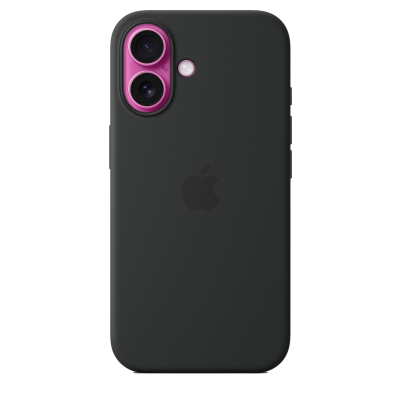 Чехол Apple iPhone 16 Silicone Case with MagSafe - Black (MYY13)