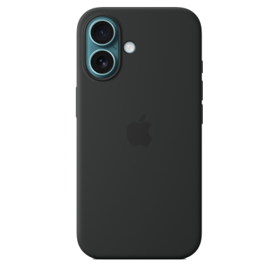 Чехол Apple iPhone 16 Silicone Case with MagSafe - Black (MYY13)