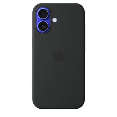 Чехол Apple iPhone 16 Silicone Case with MagSafe - Black (MYY13)