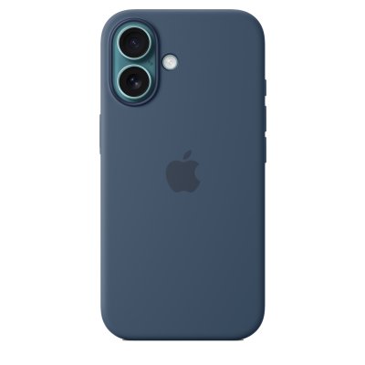 Чехол Apple iPhone 16 Silicone Case with MagSafe - Denim (MYY23)
