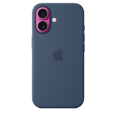 Чехол Apple iPhone 16 Silicone Case with MagSafe - Denim (MYY23)