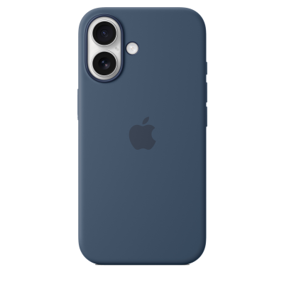 Чехол Apple iPhone 16 Silicone Case with MagSafe - Denim (MYY23)