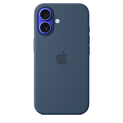 Чехол Apple iPhone 16 Silicone Case with MagSafe - Denim (MYY23)