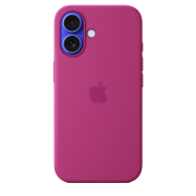 Чохол Apple iPhone 16 Silicone Case with MagSafe - Fuchsia (MYY53)