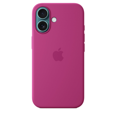 Чохол Apple iPhone 16 Silicone Case with MagSafe - Fuchsia (MYY53)
