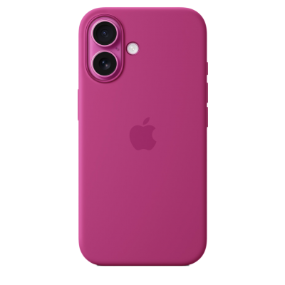 Чохол Apple iPhone 16 Silicone Case with MagSafe - Fuchsia (MYY53)