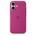 Чохол Apple iPhone 16 Silicone Case with MagSafe - Fuchsia (MYY53)