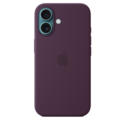 Чехол Apple iPhone 16 Silicone Case with MagSafe - Plum (MYY43)