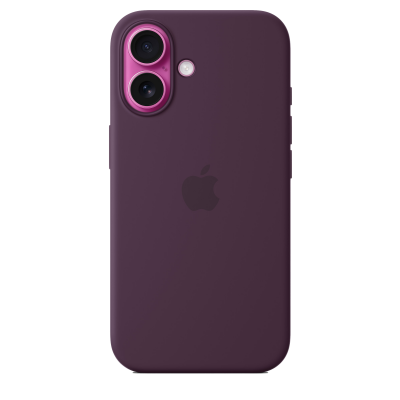 Чехол Apple iPhone 16 Silicone Case with MagSafe - Plum (MYY43)