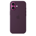 Чехол Apple iPhone 16 Silicone Case with MagSafe - Plum (MYY43)