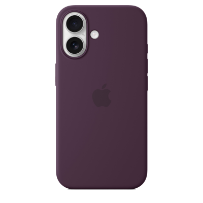 Чехол Apple iPhone 16 Silicone Case with MagSafe - Plum (MYY43)