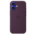 Чехол Apple iPhone 16 Silicone Case with MagSafe - Plum (MYY43)