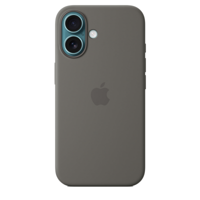 Чехол Apple iPhone 16 Silicone Case with MagSafe - Stone Gray (MYY33)