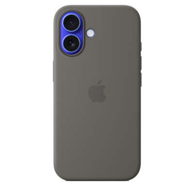 Чехол Apple iPhone 16 Silicone Case with MagSafe - Stone Gray (MYY33)