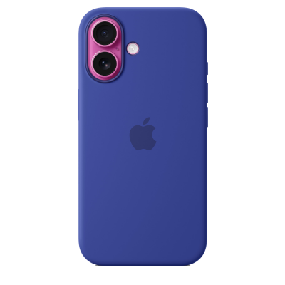 Чехол Apple iPhone 16 Silicone Case with MagSafe - Ultramarine (MYY63)