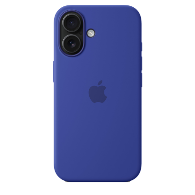 Чехол Apple iPhone 16 Silicone Case with MagSafe - Ultramarine (MYY63)