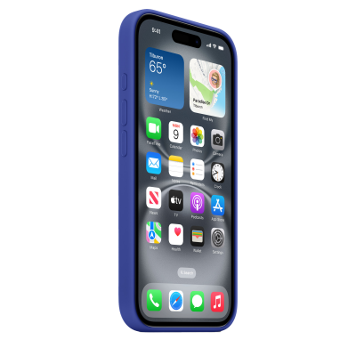 Чехол Apple iPhone 16 Silicone Case with MagSafe - Ultramarine (MYY63)