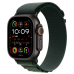 Ремінець Apple Alpine Loop Dark Green - Black Titanium Finish для Apple Watch 44/45/46/49mm - Large (MYPT3)