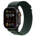 Ремінець Apple Alpine Loop Dark Green - Black Titanium Finish для Apple Watch 44/45/46/49mm - Medium (MYPR3)