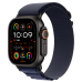 Ремінець Apple Alpine Loop Navy - Black Titanium Finish для Apple Watch 44/45/46/49mm - Small (MYPW3)