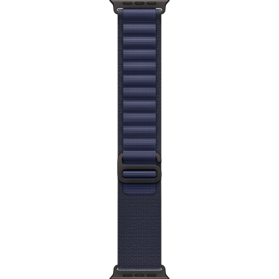 Ремінець Apple Alpine Loop Navy - Black Titanium Finish для Apple Watch 44/45/46/49mm - Medium (MYPX3)