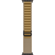 Ремінець Apple Alpine Loop Tan - Black Titanium Finish для Apple Watch 44/45/46/49mm - Small (MYQ03)