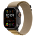 Ремінець Apple Alpine Loop Tan - Black Titanium Finish для Apple Watch 44/45/46/49mm - Small (MYQ03)