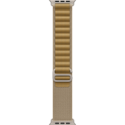 Ремінець Apple Alpine Loop Tan - Natural Titanium Finish для Apple Watch 44/45/46/49mm - Small (MXN13)