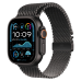 Ремешок Apple Black Titanium Milanese Loop для Apple Watch 44/45/46/49mm - Large (MGHU4, MXKH3)