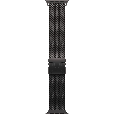 Ремешок Apple Black Titanium Milanese Loop для Apple Watch 44/45/46/49mm - Large (MGHU4, MXKH3)