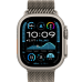 Ремінець Apple Milanese Loop Natural Titanium для Apple Watch 44/45/46/49mm - Medium (MXKD3)