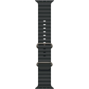 Ремінець Apple Ocean Band Black - Natural Titanium Finish для Apple Watch 44/45/46/49mm (MXTL3)