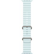 Ремінець Apple Ocean Band Ice Blue - Natural Titanium Finish для Apple Watch 44/45/46/49mm (MXTF3)