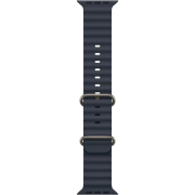 Ремінець Apple Ocean Band Navy - Natural Titanium Finish для Apple Watch 44/45/46/49mm (MXTH3)