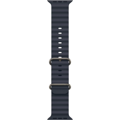 Ремешок Apple Ocean Band Navy - Natural Titanium Finish для Apple Watch 44/45/46/49mm (MXTH3)