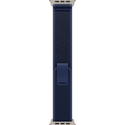 Ремешок Apple Trail Loop Blue - Natural Titanium Finish для Apple Watch 44/45/46/49mm - S/M (MXTT3)