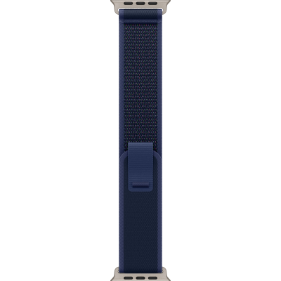Ремінець Apple Trail Loop Blue - Natural Titanium Finish для Apple Watch 44/45/46/49mm - S/M (MXTT3)
