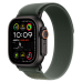 Ремінець Apple Trail Loop Green - Black Titanium Finish для Apple Watch 44/45/46/49mm - S/M (MYQ33)